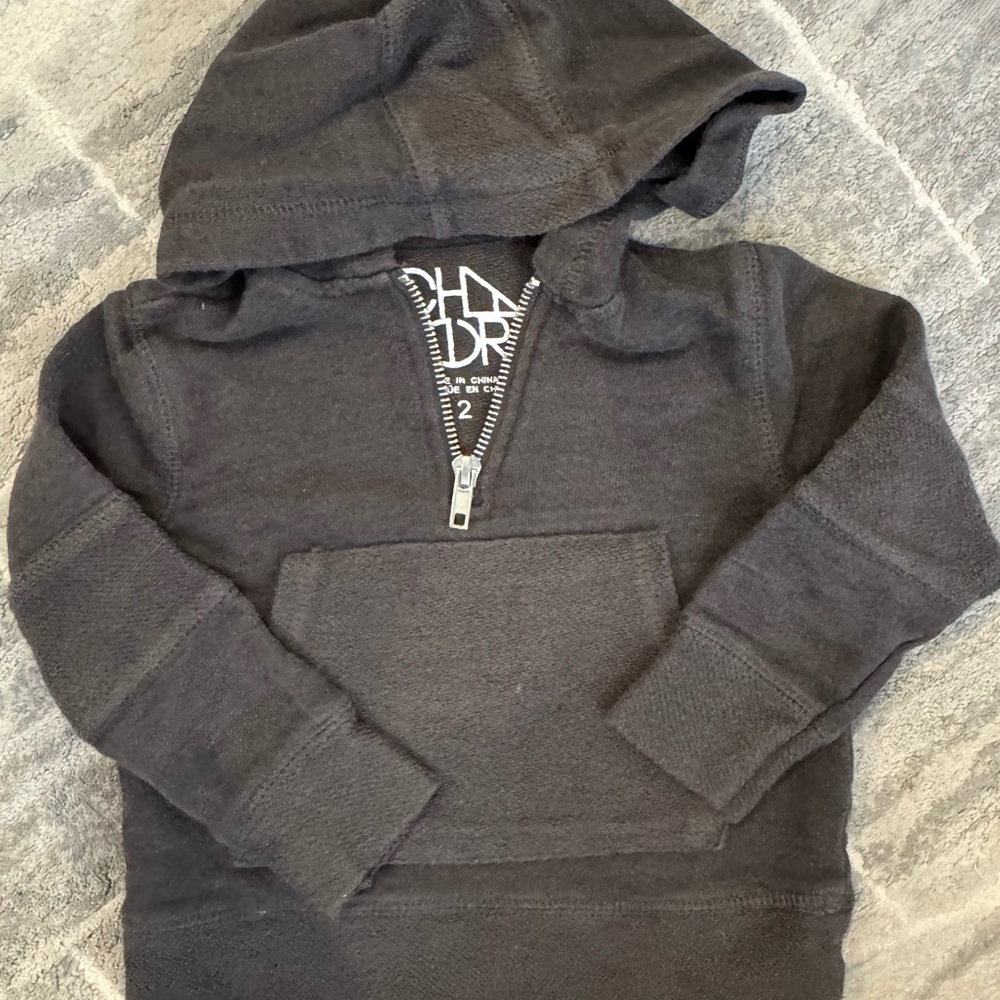 NWOT Chaser toddler hoodie half zip 2T